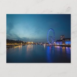 Het kijken naar de Theems Briefkaart