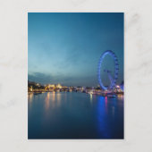 Het kijken naar de Theems Briefkaart (Voorkant)