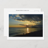 Het kijken naar de zon: Enoshima, Japan Briefkaart (Voorkant / Achterkant)