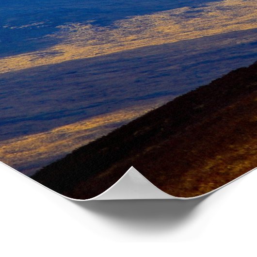 Het kijken naar Glen Etive, Schotland Poster (Hoek)