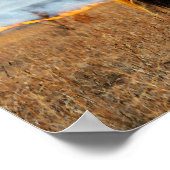 Het kijken naar het vuur in de vlakke heuvels poster (Hoek)