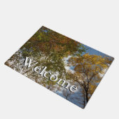 Het kijken omhoog kijkend op de Natuur van de Verl Deurmat (Schuin)