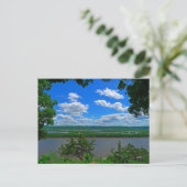 Het kijken over de Mighty Mississippi Briefkaart (Staand voorkant)