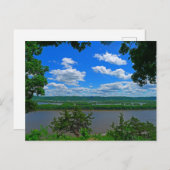 Het kijken over de Mighty Mississippi Briefkaart (Voorkant / Achterkant)