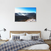 Het kijken over nieuwe horizonten canvas afdruk (Insitu (Slaapkamer))