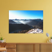 Het kijken over nieuwe horizonten canvas afdruk (Insitu (Woonkamer))