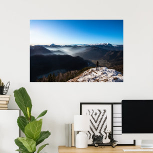 Het kijken over nieuwe horizonten poster