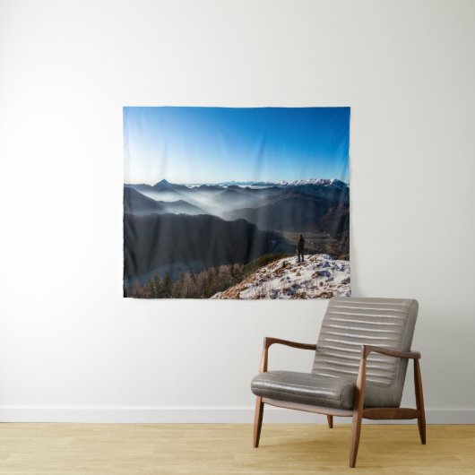 Het kijken over nieuwe horizonten wandkleed (In Situ (horizontaal))