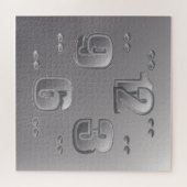 het kijken van de klok legpuzzel (Horizontaal)