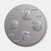 het kijken van de klok magneet (Voorkant)