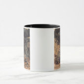 Het kijken van de pot kook - een huisinterieur mok (Midden)