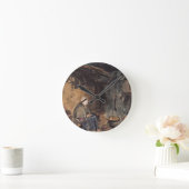 Het kijken van de pot kook - een huisinterieur ronde klok (Huis)