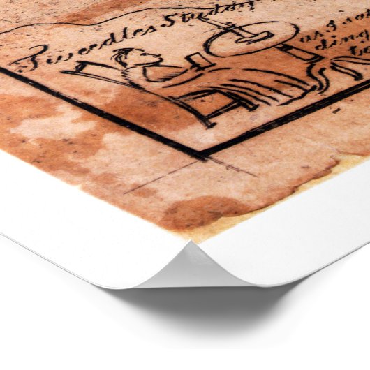 Het kijkglas voor 1787 van Amos Doolittle Poster (Hoek)