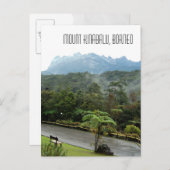 Het Kinabalu-gebergte Sabah Borneo Briefkaart (Voorkant / Achterkant)