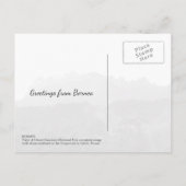 Het Kinabalu-gebergte Sabah Borneo Briefkaart (Achterkant)