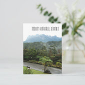 Het Kinabalu-gebergte Sabah Borneo Briefkaart (Staand voorkant)