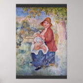 het kind aan de borst (moederschap), poster (Voorkant)