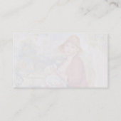 het kind aan de borst (moederschap), visitekaartje (Achterkant)