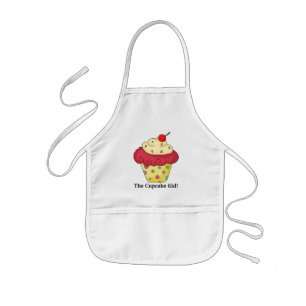 Het Kind Cupcake-platform Kinder Schort