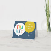 Het kind dankt u notecard bedankkaart (Voorkant)