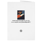 Het  Kind dat een Boek van de Bibliotheek leest (Achterkant)