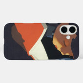 Het  Kind dat een Boek van de Bibliotheek leest Case-Mate iPhone Case (Achterkant (horizontaal))