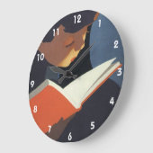 Het  Kind dat een Boek van de Bibliotheek leest Grote Klok (Hoek)