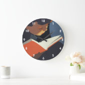 Het  Kind dat een Boek van de Bibliotheek leest Grote Klok (Huis)