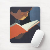 Het  Kind dat een Boek van de Bibliotheek leest Muismat (Met muis)