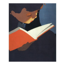 Het  Kind dat een Boek van de Bibliotheek leest