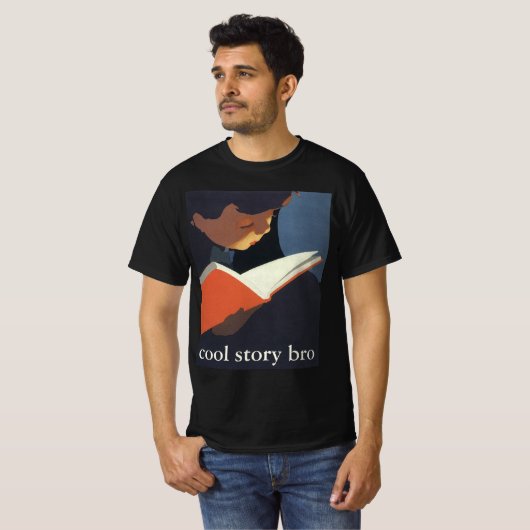 Het  Kind dat een Boek van de Bibliotheek leest T-shirt (Voorkant volledig)