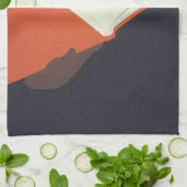 Het  Kind dat een Boek van de Bibliotheek leest Theedoek (Gevouwen)