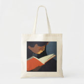 Het  Kind dat een Boek van de Bibliotheek leest Tote Bag (Voorkant)