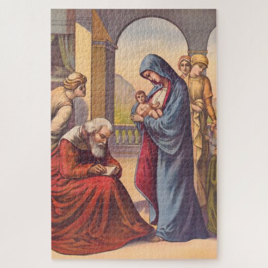 Het kind de naam Johannes geven Legpuzzel (Verticaal)