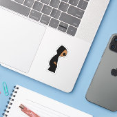 Het Kind Extra-Small 3" x 3" Sticker (Laptop met iPhone)