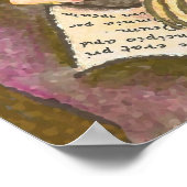 Het kind Jezus met zijn moeder en grootmoeder Poster (Hoek)