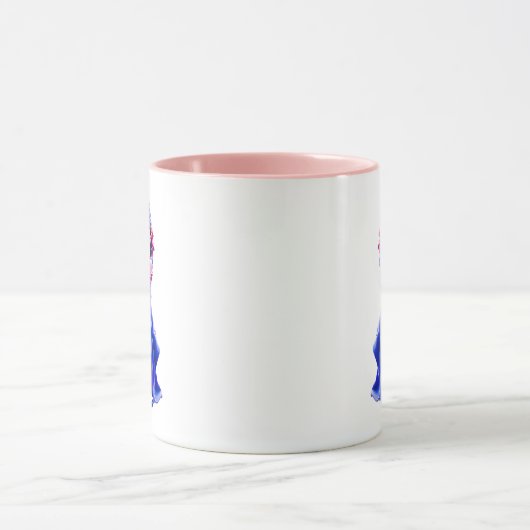 Het kind uit een denkbeeldig land. mok (Midden)