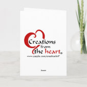 Het Kind van de bruid en van de Bruidegom Kaart (Achterkant)