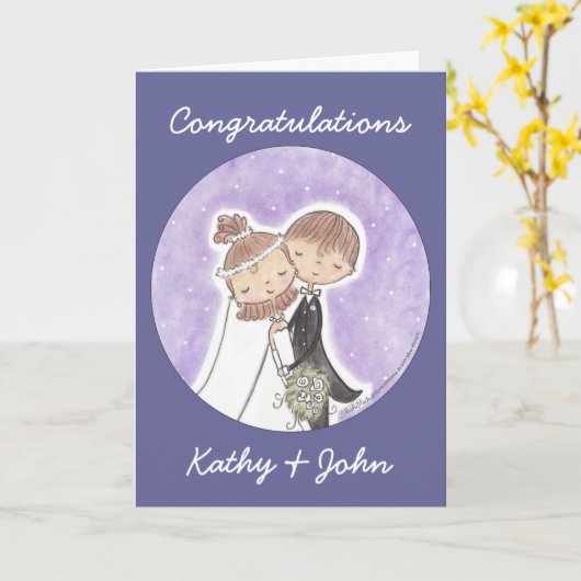 Het Kind van de bruid en van de Bruidegom Kaart (Gele Bloem)