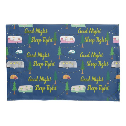 Het Kind van de Campers van de Vijftig Retro Kussensloop (Voorkant)