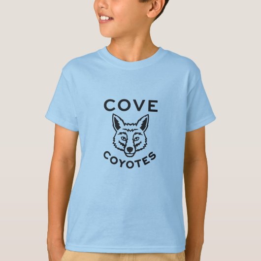 Het Kind van de Cove School Blue T-shirt (Voorkant)
