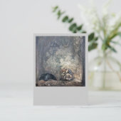 Het Kind van de Holding van de sleeplijn Briefkaart (Staand voorkant)