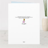 Het Kind van de pret Kaart (Achterkant)