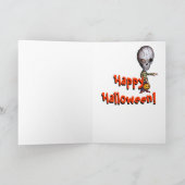 Het Kind van de schedel - Halloween Kaart (Binnen)