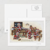 Het Kind van GreetingLittle van Kerstmis Feestdagenkaart (Voorkant / Achterkant)