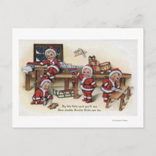 Het Kind van GreetingLittle van Kerstmis Feestdagenkaart