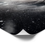 Het Kind & Wolven: een fantasiekunst Glossy Poster (Hoek)