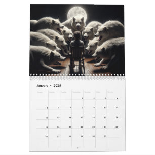 Het Kind & Wolven: een fantasiekunstwerkkalender 2 Kalender