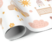 Het kinder baby van de klap. Funny animal speelgoe Cadeaupapier (Rol Hoek)