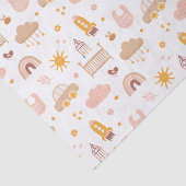 Het kinder baby van de klap. Funny animal speelgoe Tissuepapier (Detail)